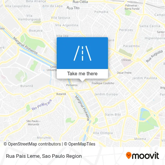 Rua Pais Leme map