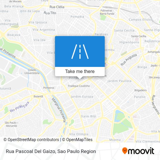 Rua Pascoal Del Gaizo map