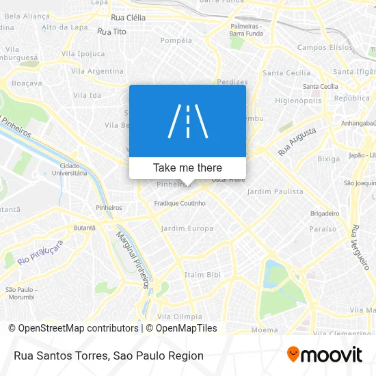 Rua Santos Torres map