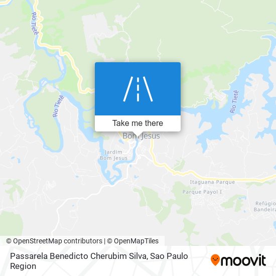 Mapa Passarela Benedicto Cherubim Silva