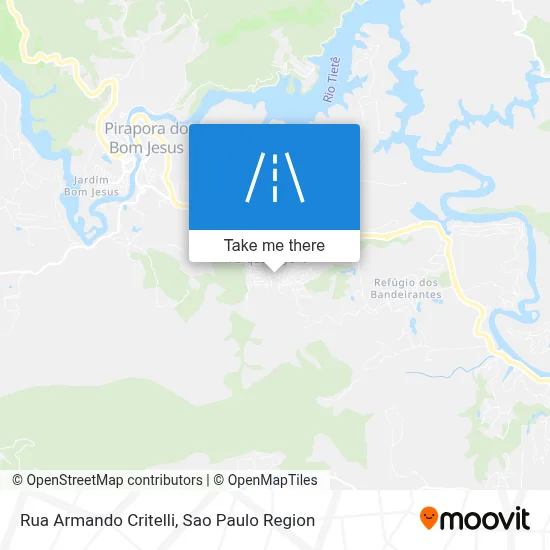 Rua Armando Critelli map