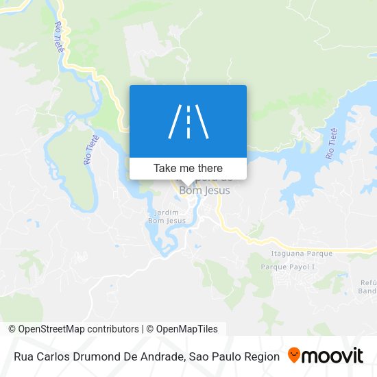 Rua Carlos Drumond De Andrade map