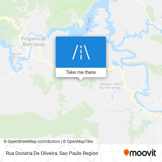 Mapa Rua Donaria De Oliveira