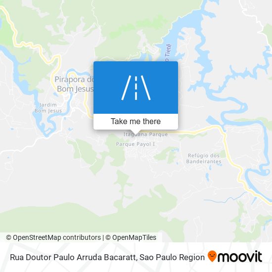 Mapa Rua Doutor Paulo Arruda Bacaratt