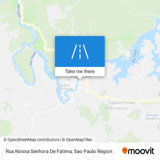 Mapa Rua Nossa Senhora De Fatima