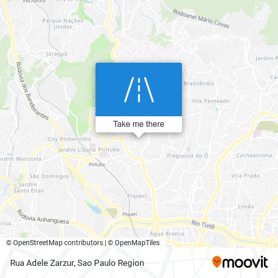 Mapa Rua Adele Zarzur