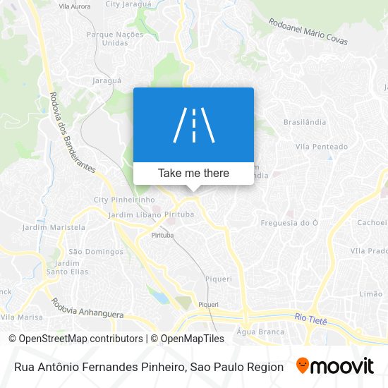 Rua Antônio Fernandes Pinheiro map