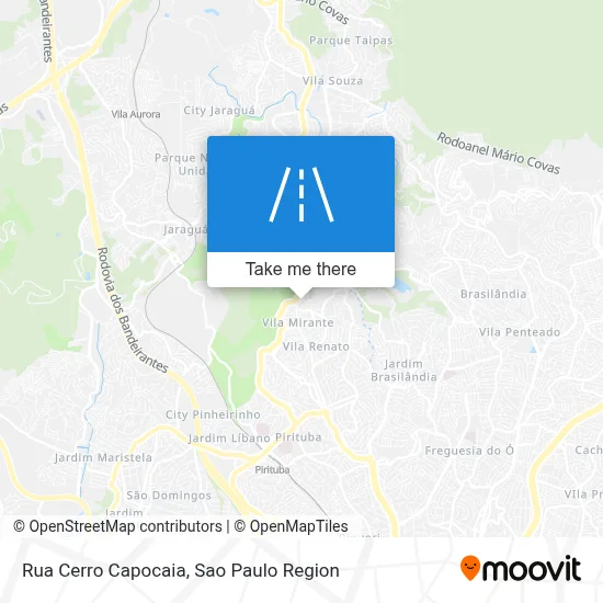 Rua Cerro Capocaia map