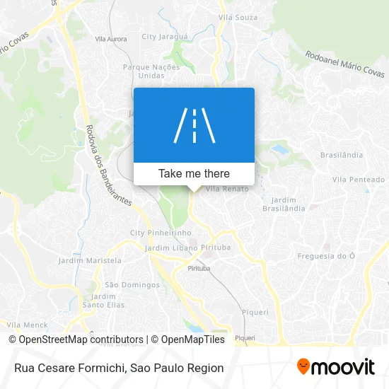 Rua Cesare Formichi map