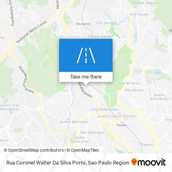 Mapa Rua Coronel Walter Da Silva Porto