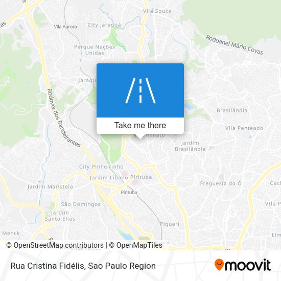 Rua Cristina Fidélis map
