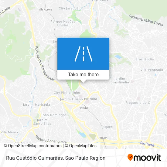 Rua Custódio Guimarães map