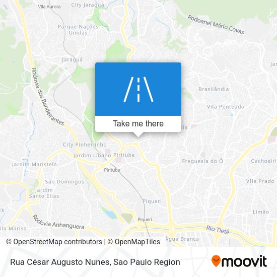 Rua César Augusto Nunes map