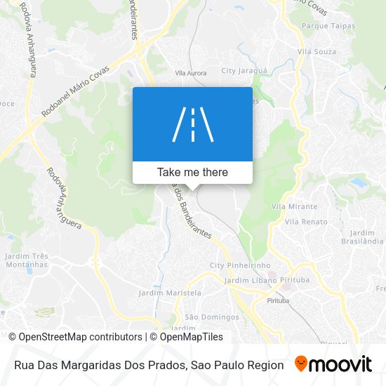Rua Das Margaridas Dos Prados map