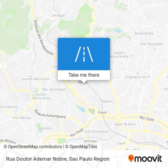 Rua Doutor Ademar Nobre map