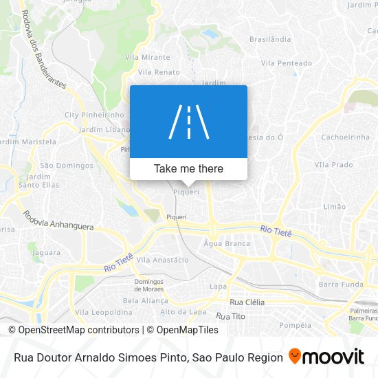 Rua Doutor Arnaldo Simoes Pinto map