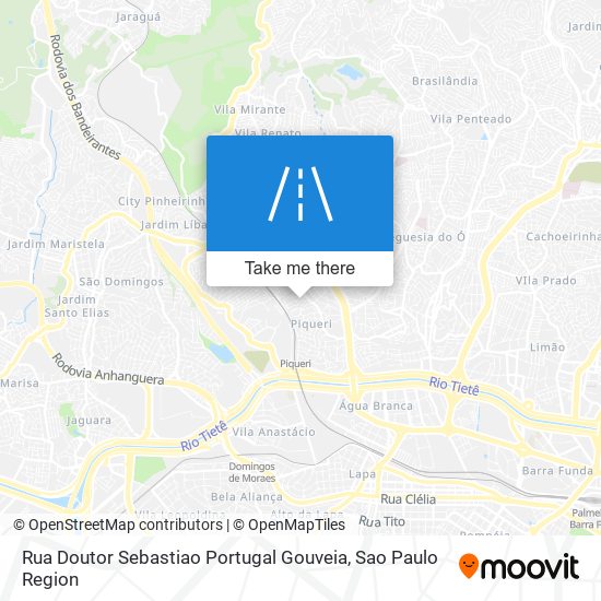 Rua Doutor Sebastiao Portugal Gouveia map