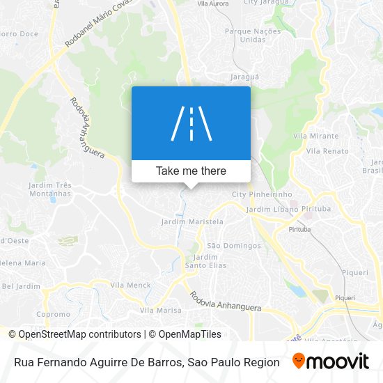 Rua Fernando Aguirre De Barros map