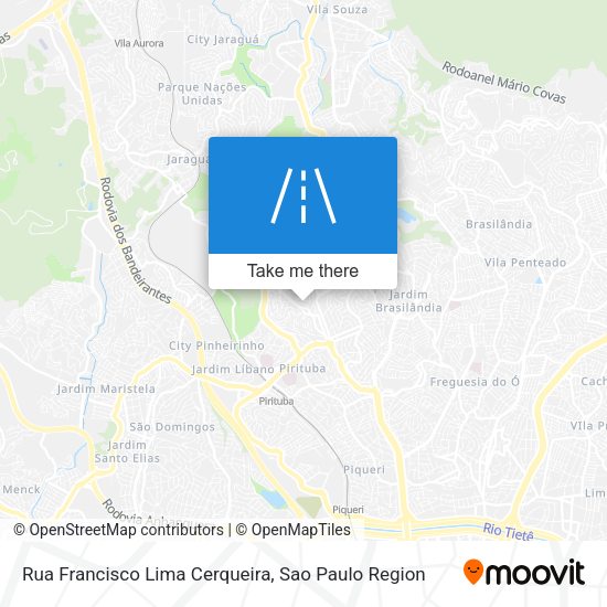 Rua Francisco Lima Cerqueira map