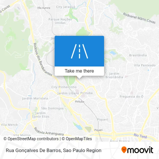 Rua Gonçalves De Barros map