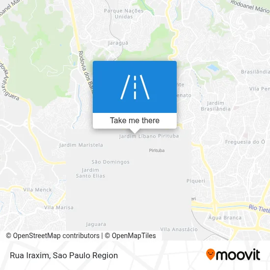 Rua Iraxim map