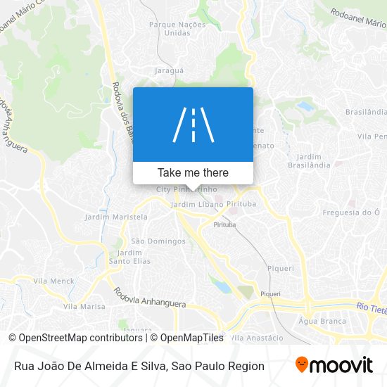 Rua João De Almeida E Silva map