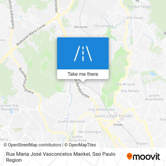 Rua Maria José Vasconcelos Mankel map