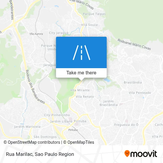 Rua Marilac map