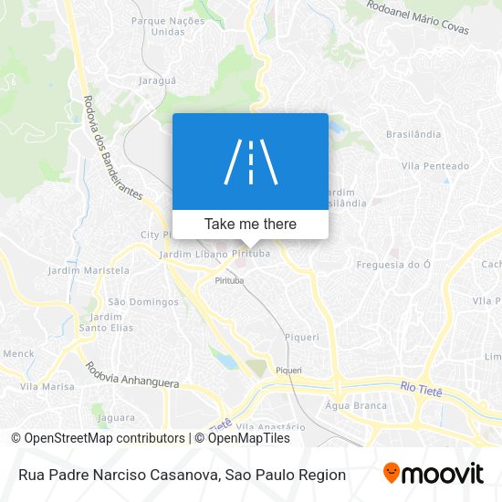 Rua Padre Narciso Casanova map
