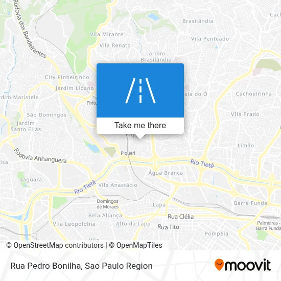 Rua Pedro Bonilha map