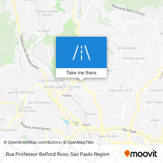 Rua Professor Belford Roxo map