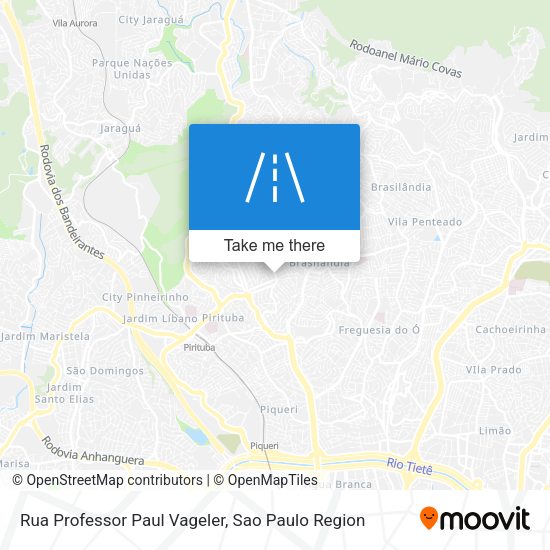 Rua Professor Paul Vageler map