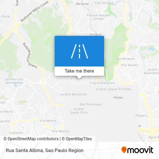 Rua Santa Albina map