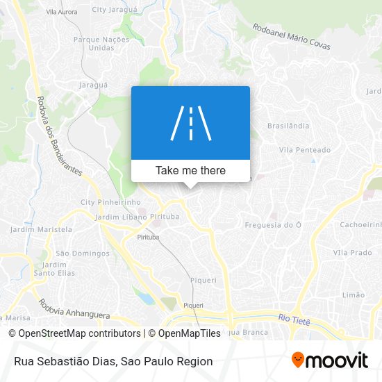 Rua Sebastião Dias map