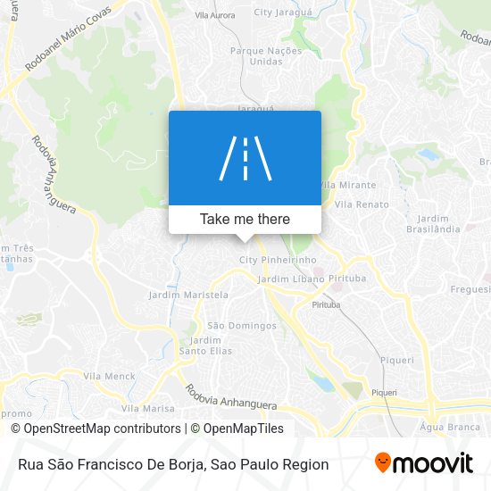Rua São Francisco De Borja map