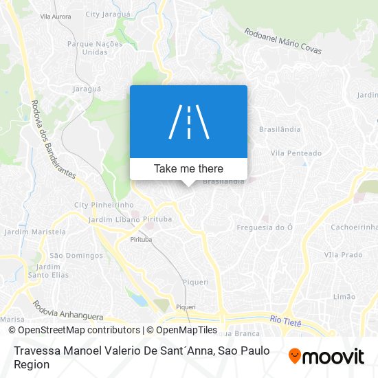 Mapa Travessa Manoel Valerio De Sant´Anna