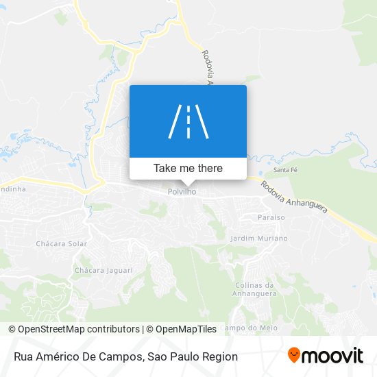 Rua Américo De Campos map