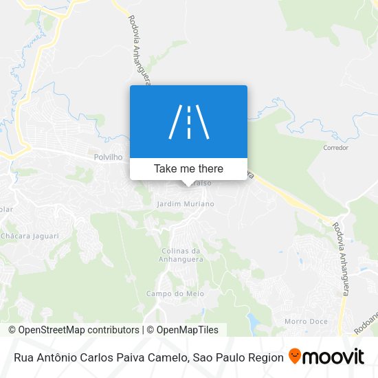 Rua Antônio Carlos Paiva Camelo map