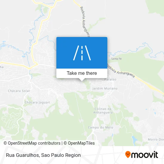 Rua Guarulhos map