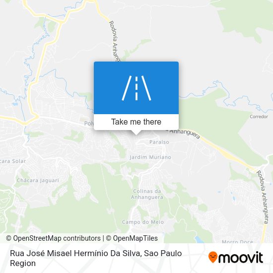 Rua José Misael Hermínio Da Silva map