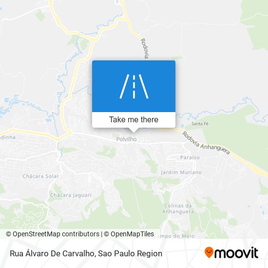 Mapa Rua Álvaro De Carvalho