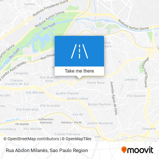 Rua Abdon Milanês map