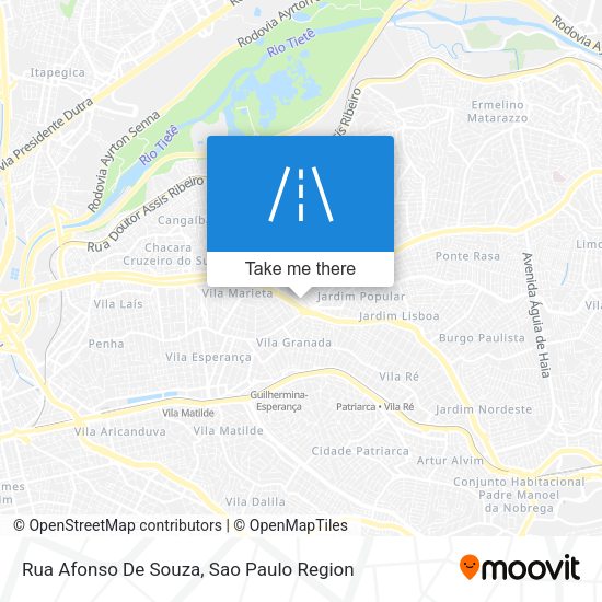 Rua Afonso De Souza map
