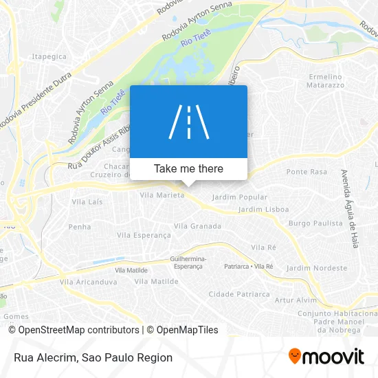 Rua Alecrim map