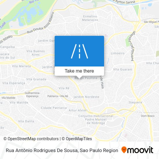 Rua Antônio Rodrigues De Sousa map