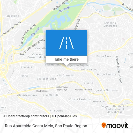 Rua Aparecida Costa Melo map