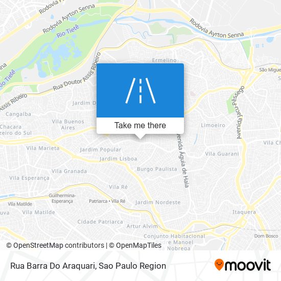 Rua Barra Do Araquari map