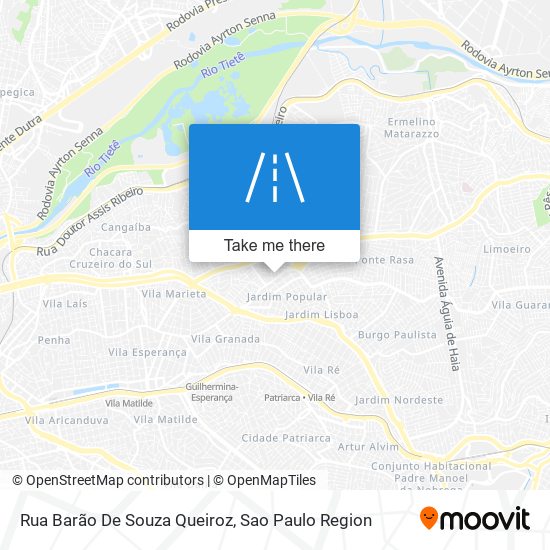 Rua Barão De Souza Queiroz map