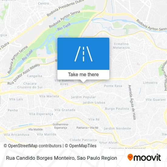 Rua Candido Borges Monteiro map