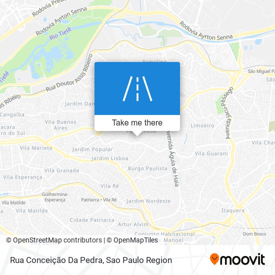 Rua Conceição Da Pedra map